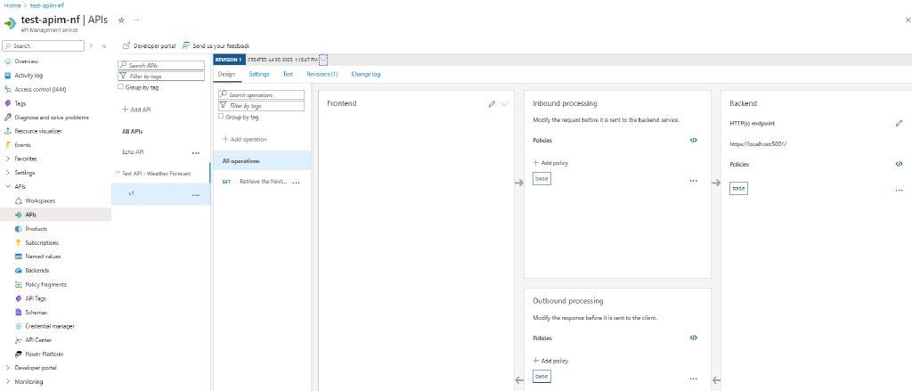 A Quick Look at Azure APIM