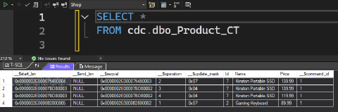 Working With CDC in SQL Server
